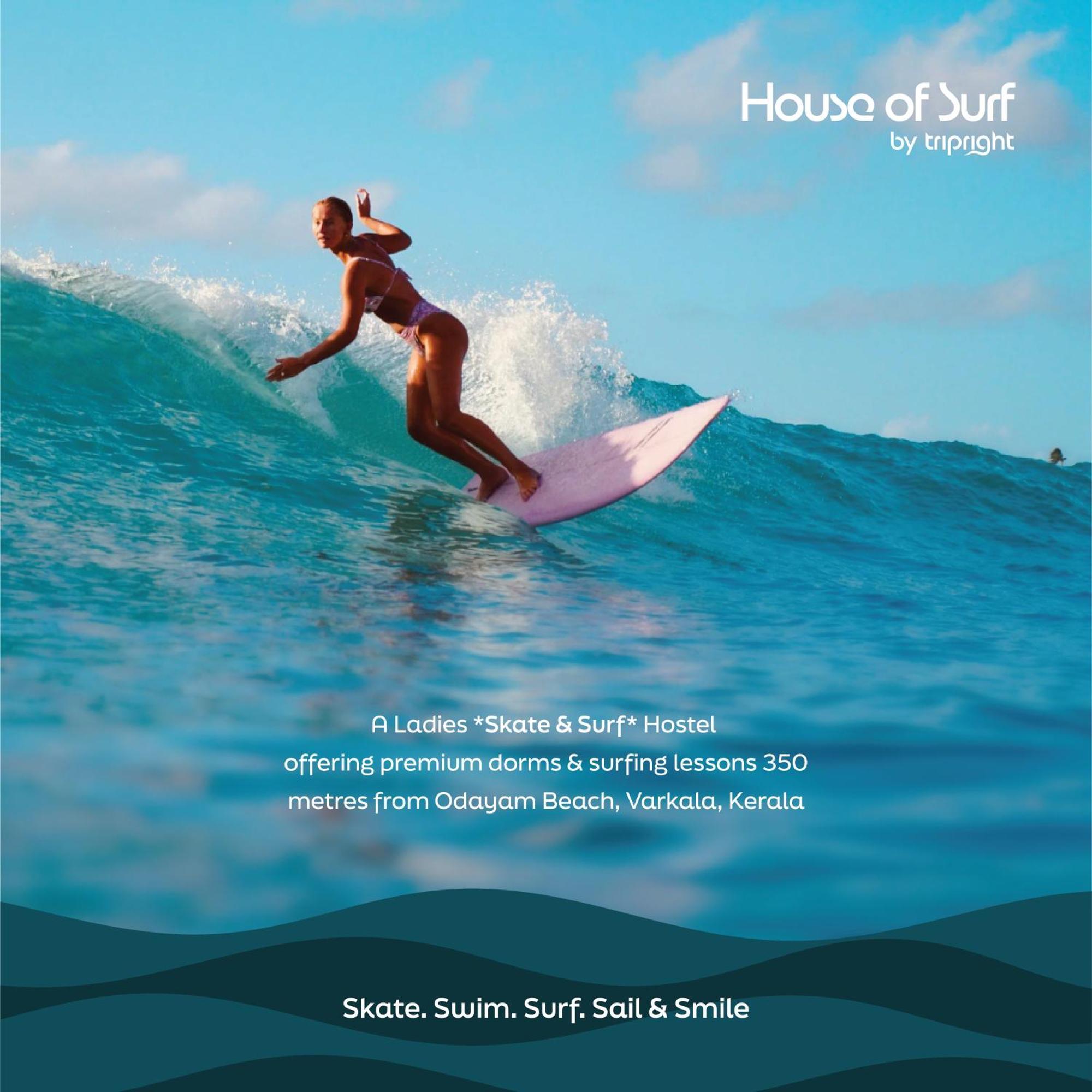 House Of Surf Hostel For Women Varkala Exteriör bild